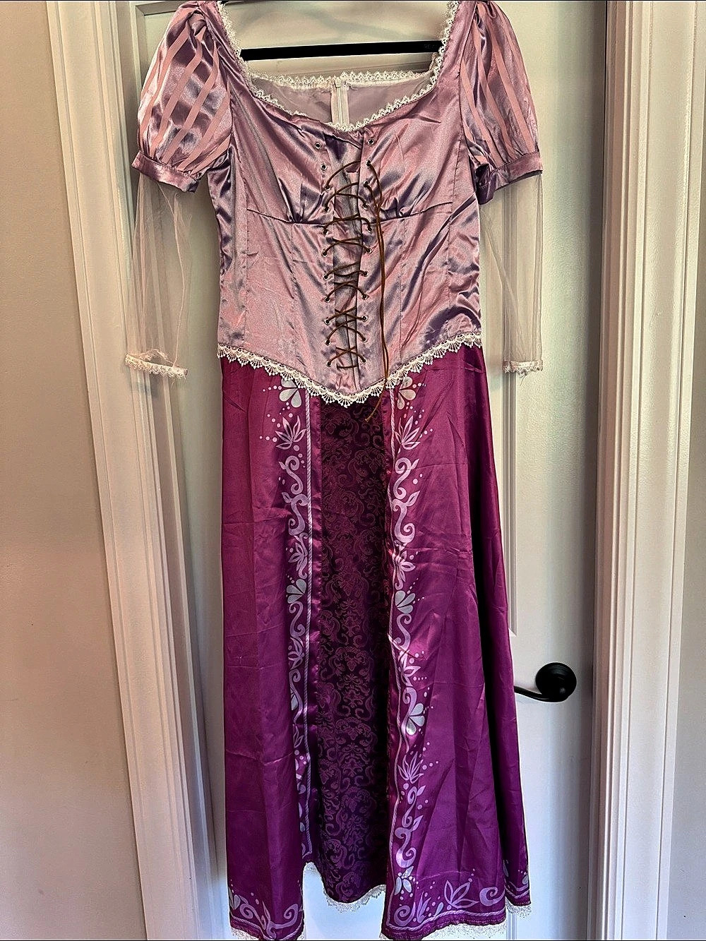 Pink & Purple Costume Maxi Dress